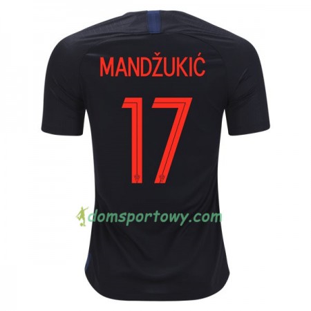 Koszulka Chorwacja Mandžukić 17 Wyjazdowe Koszulki Piłkarskie Mistrzostwa Świata 2018